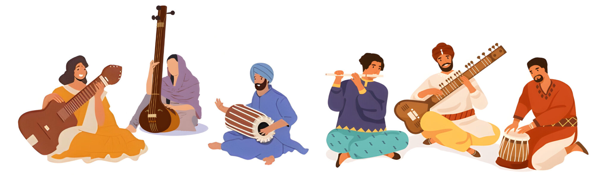 sitar & other instruments playing